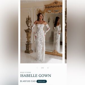Rosie Etienne Isabelle Gown NEVER WORN Wedding Dress
